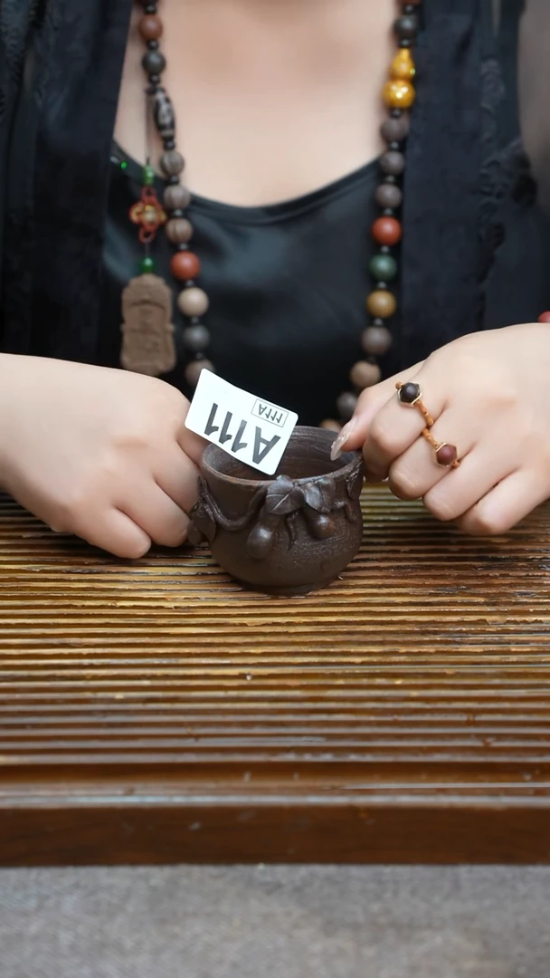 万古烧粗陶手工茶具
