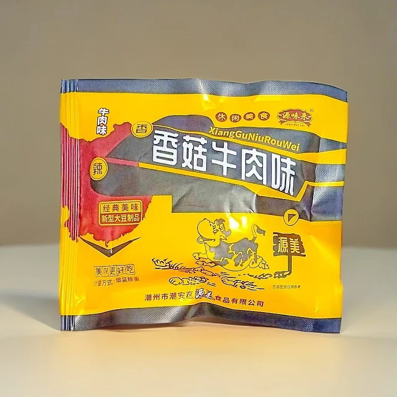 源味来辣条 大豆素肉香菇牛肉味 香辣经典美味休闲美食