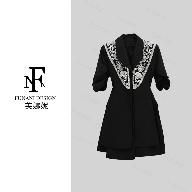 FNN【云想衣裳】2025新款优雅气质复古休闲衣服女连衣裙FG2530004