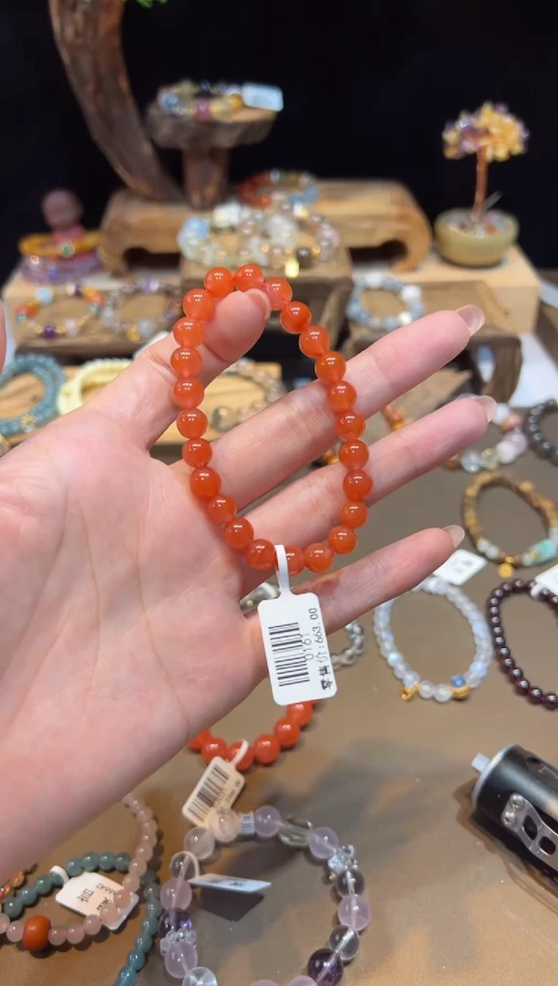 玛瑙/玉髓手链未镶嵌手饰@@
