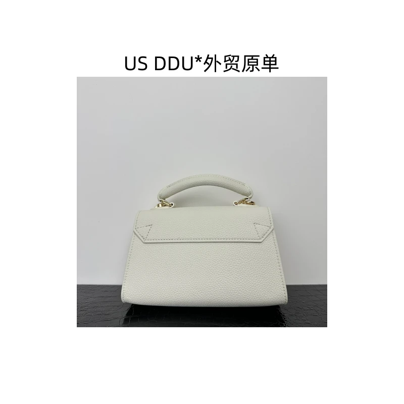 A44 白色扭一扭手提单肩女包MG25-8819/H001