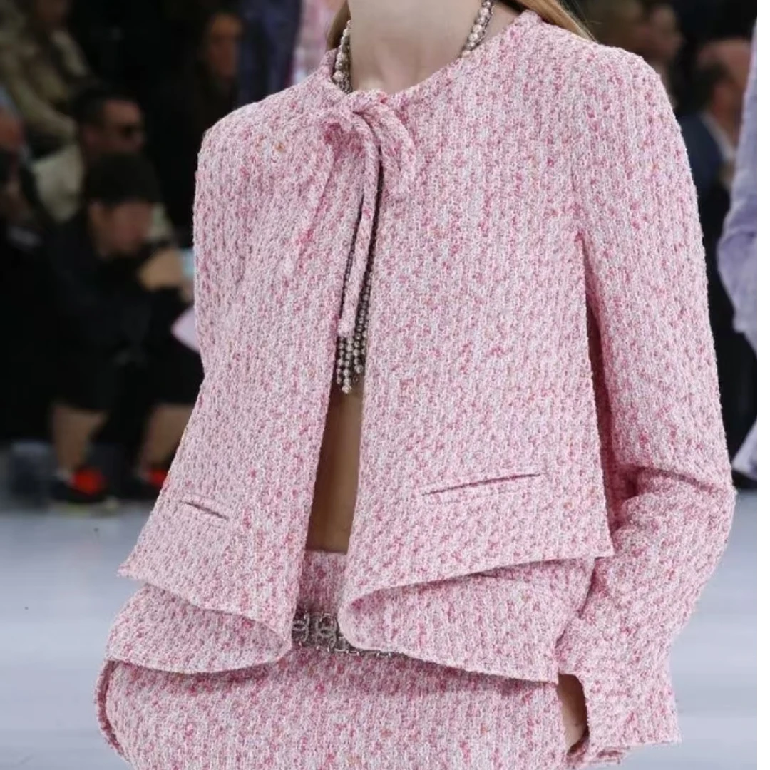 未使用 Chanel/香奈儿  机场系列外套 粉色/38