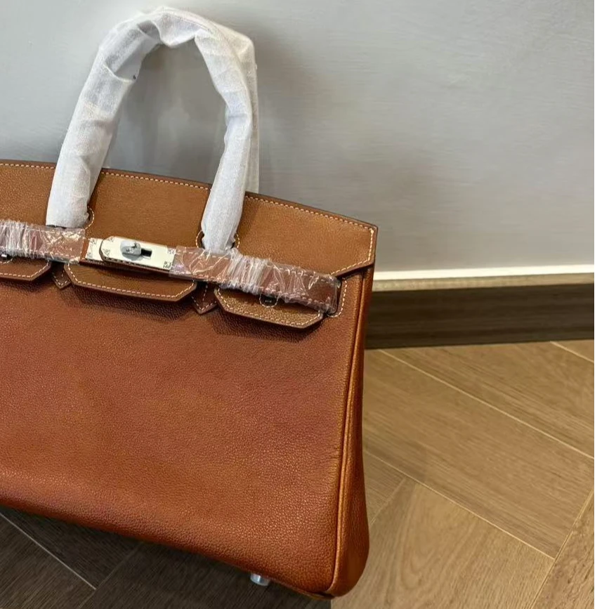 铂金包女包女士手提包马鞍皮