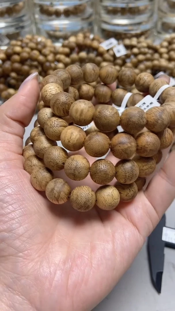 手串沉香菩萨棋圆珠单圈1.3红土虎斑多样性发其一