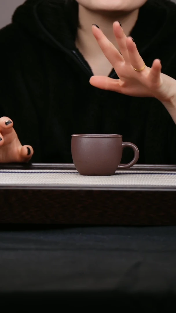 【闪购商品】紫砂茶壶 四号井底槽青  把手杯