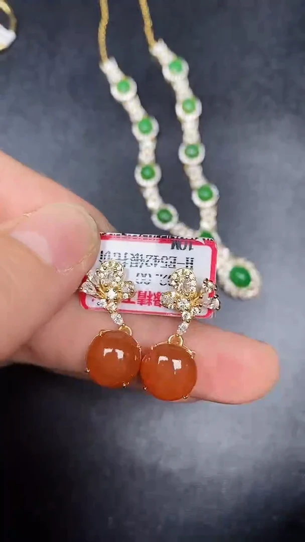 银S925镶嵌戒指翡翠1420