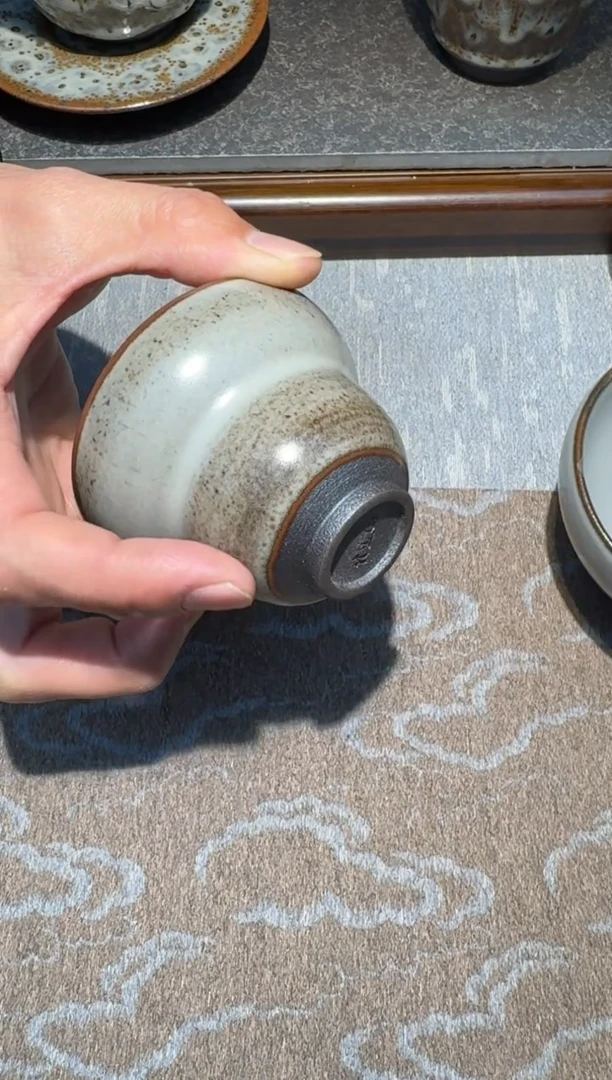 茶盏林远福灰贝盏1