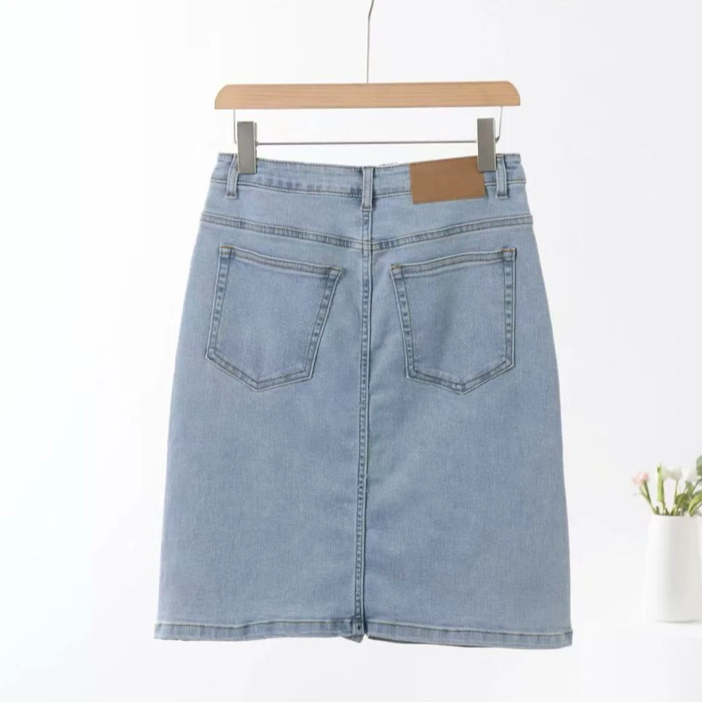 库存粉丝福利牛仔半身裙女百搭