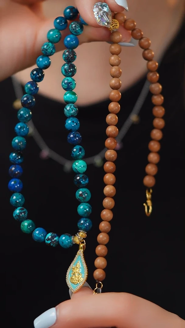 合成（培育）绿柱石项链未镶嵌F3X 凤凰 度妈妈  项链