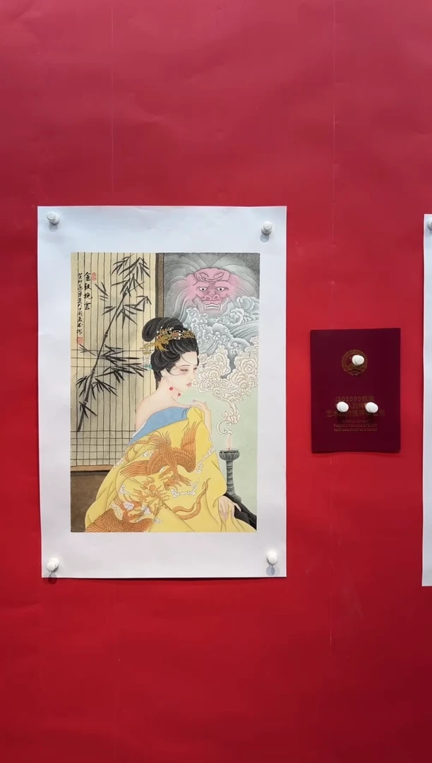 国画画家陆远华纯手绘原作