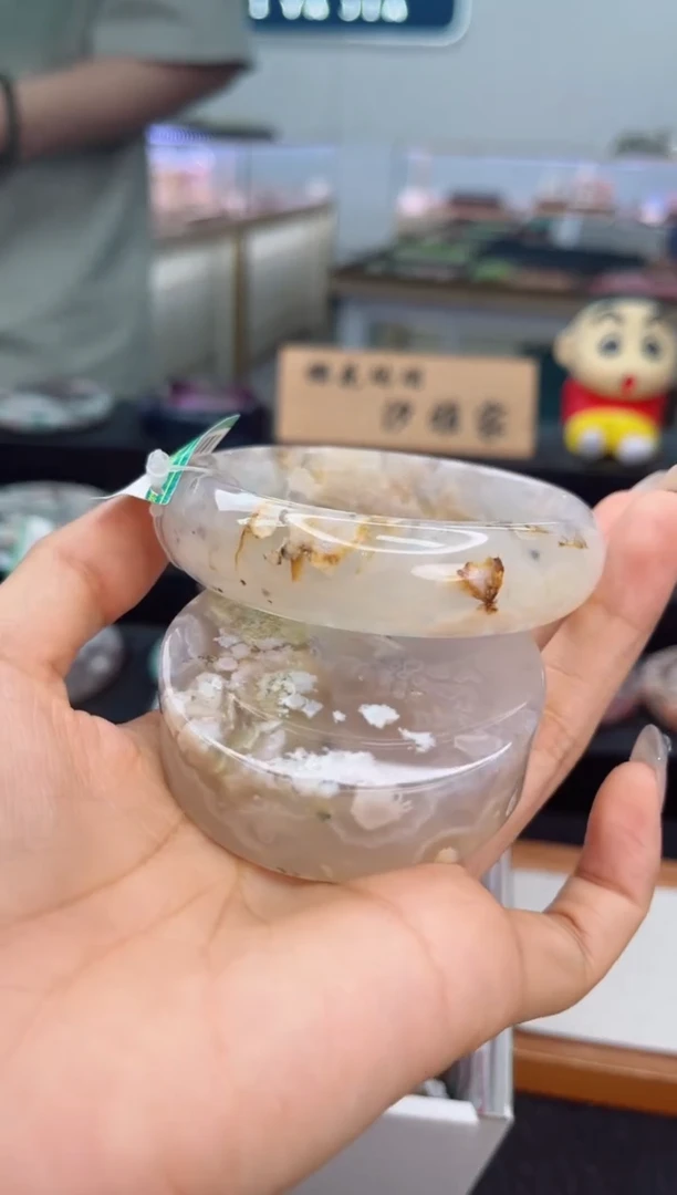 石英质玉手镯未镶嵌60圈口（赠品镯心）3683275