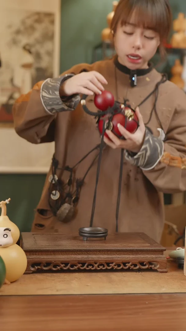 【闪购商品】306号精品天然大漆工艺防渗内胆酒葫芦~