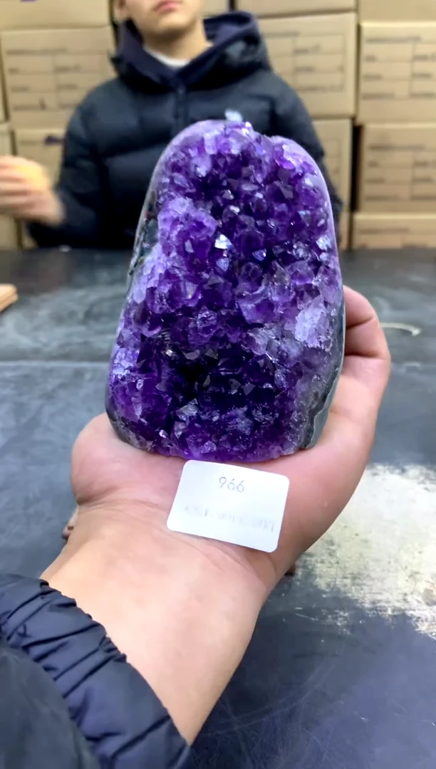 【闪购商品】水晶摆件未镶嵌天然紫水晶摆件966