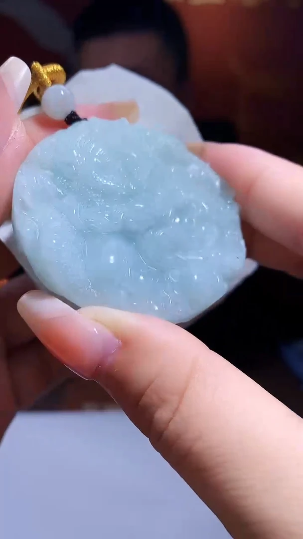 【闪购商品】定制翡翠未镶嵌1072xx-毛货挂件17