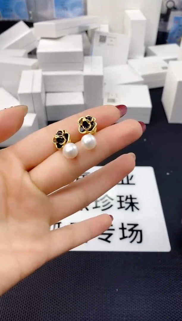 未镶嵌耳饰淡水珍珠ED1088