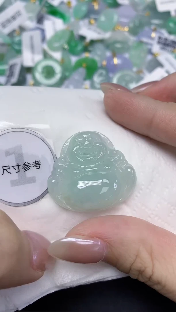翡翠未镶嵌颈饰天然缅甸翡翠A货百元以上9元证书费自理
