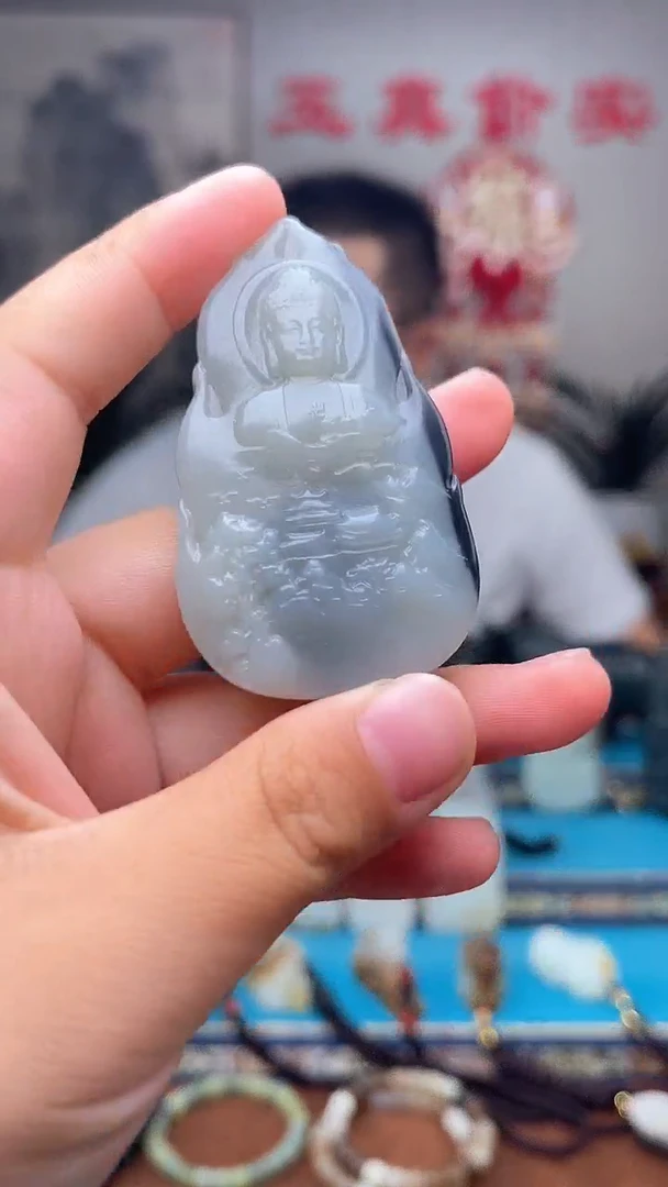 和田玉未镶嵌挂件1