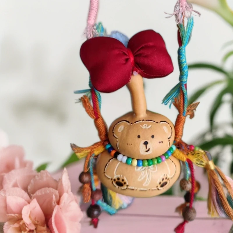 中号钱袋子葫芦车挂件