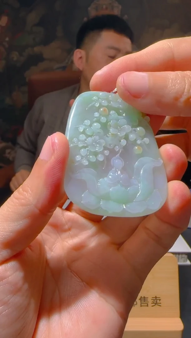 【闪购商品】定制翡翠未镶嵌L-@@QJSXJ217038