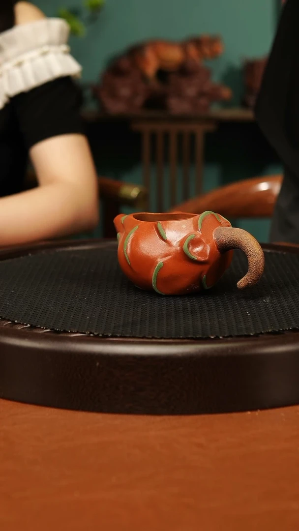茶壶紫砂218黄段火龙果公道