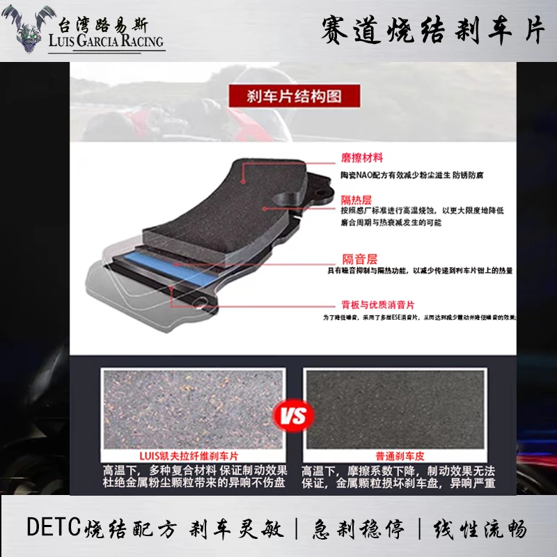 适用NISIN日清卡钳各版本烧结刹车片 看图匹配