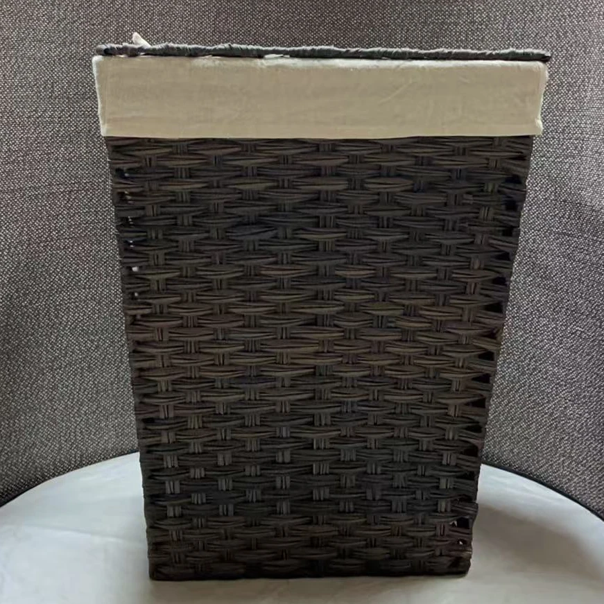 3620微瑕款 长44宽33高55cm 塑藤编织家用大容量收纳筐玩具脏衣筐