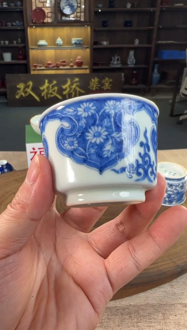 双板桥柴窑双板桥柴窑青花瑕