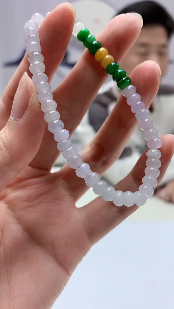 【闪购商品】定制翡翠未镶嵌4917zm-毛货手串164