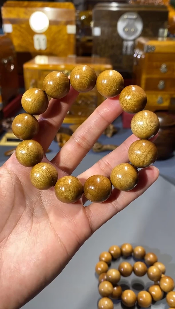 金丝楠小叶桢楠 1.8手串