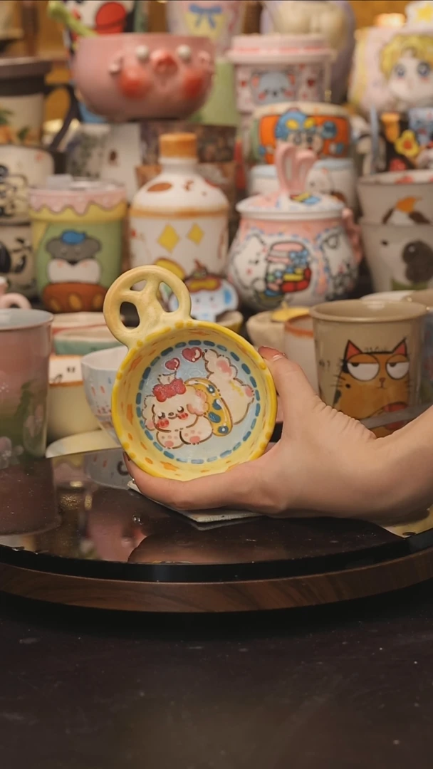 景德镇釉下彩绘设计师款式陶瓷