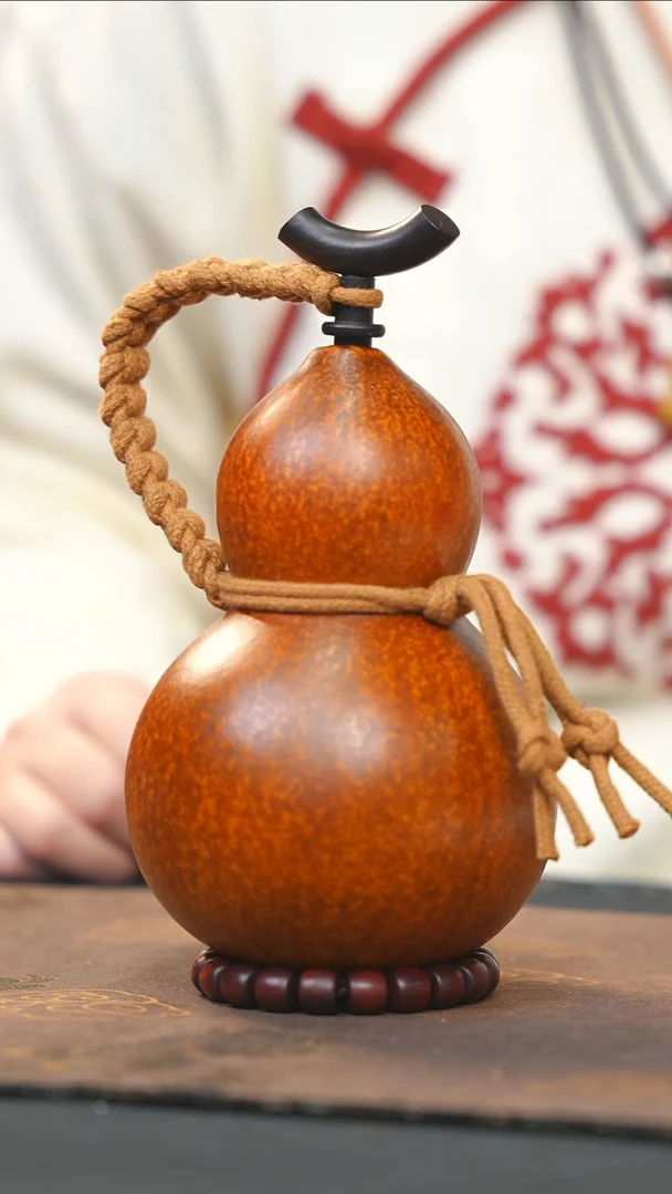 【闪购商品】RN145大漆酒葫芦不包手串及旋转底座