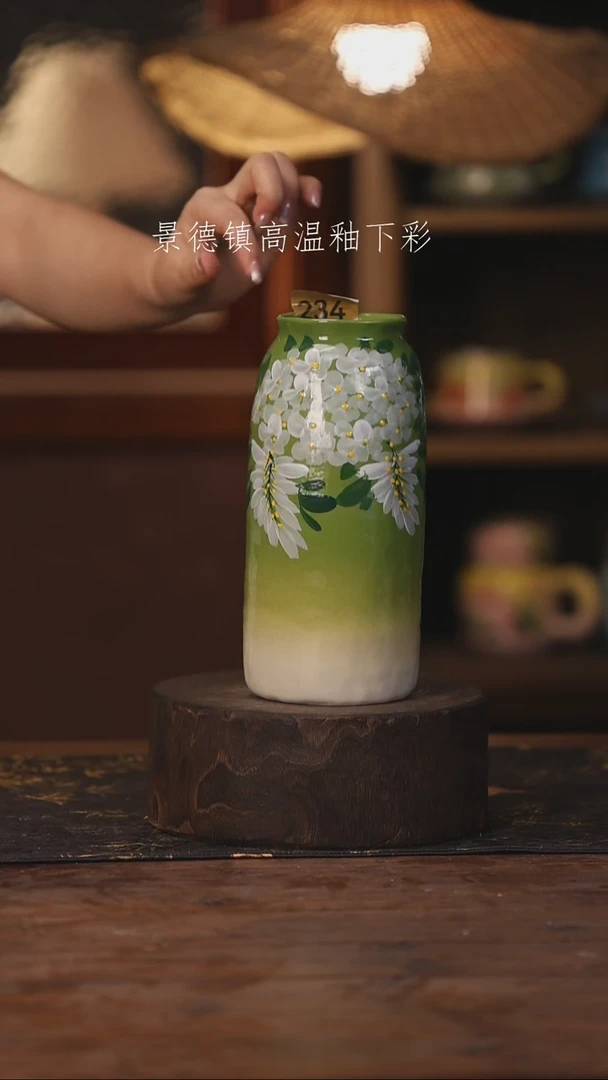 景德镇高温釉下手绘陶瓷