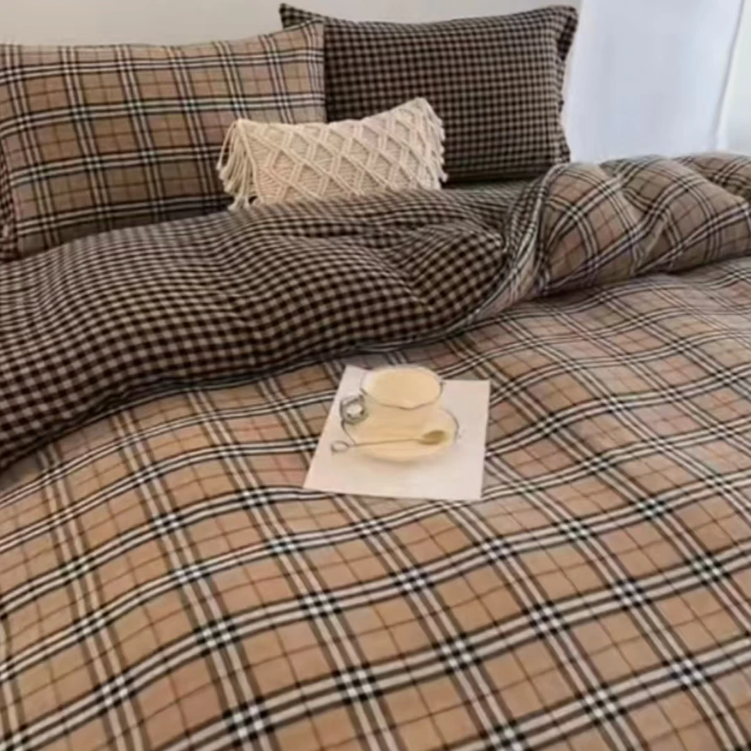 宝丽1秋冬被人 精梳双面多功能绗缝被纯棉高端轻奢双层纱大豆被