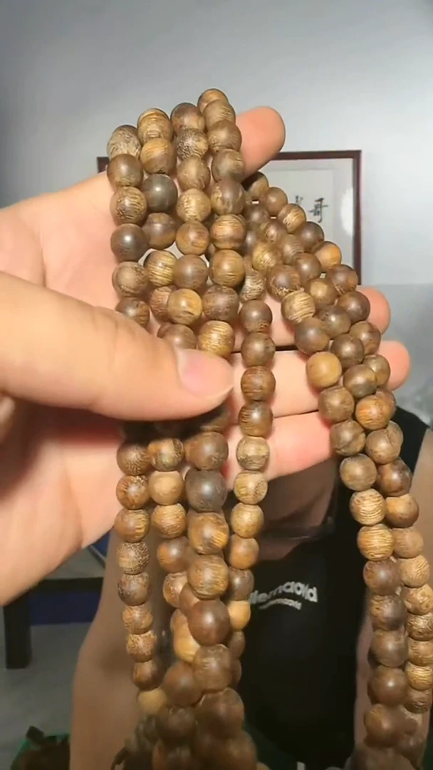 沉香手串97号长串34g0.9多样性发一