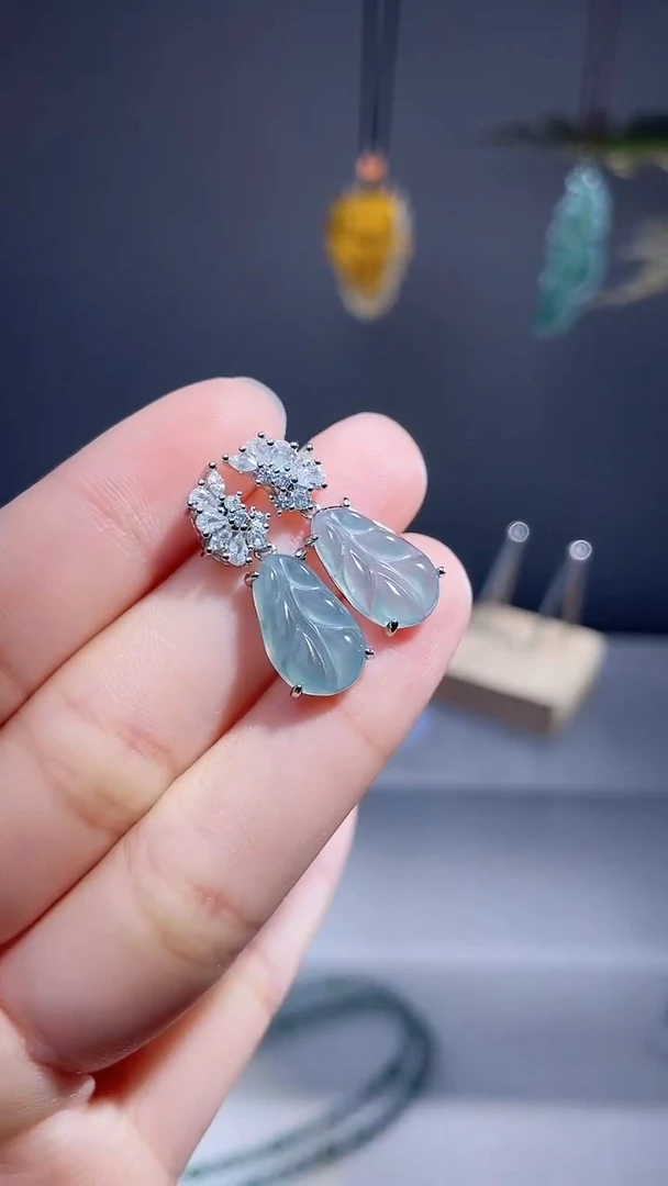 颈饰未镶嵌翡翠耳饰 多样性发1