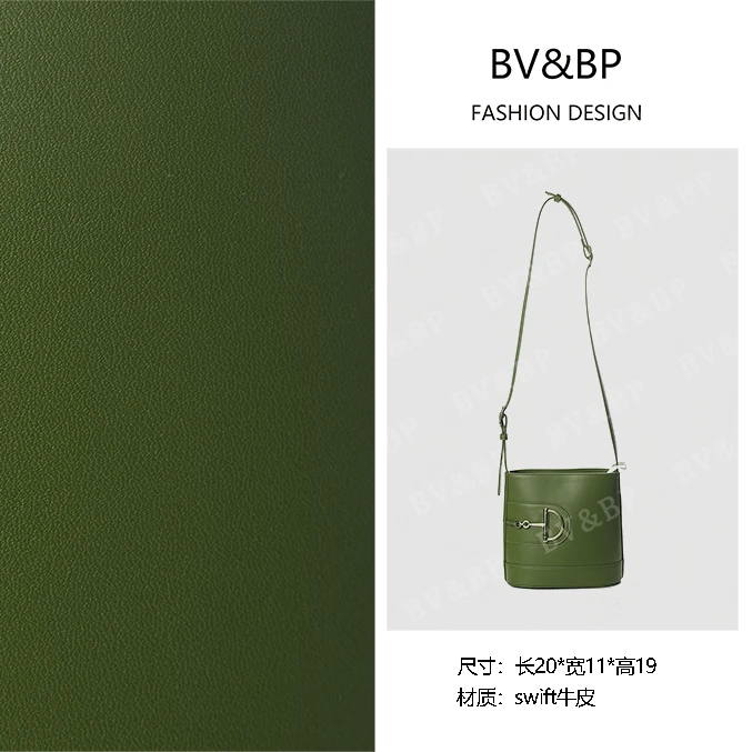 BV&BP· 原创设计 真皮高定手提单肩包 BV24601-1-橄榄绿