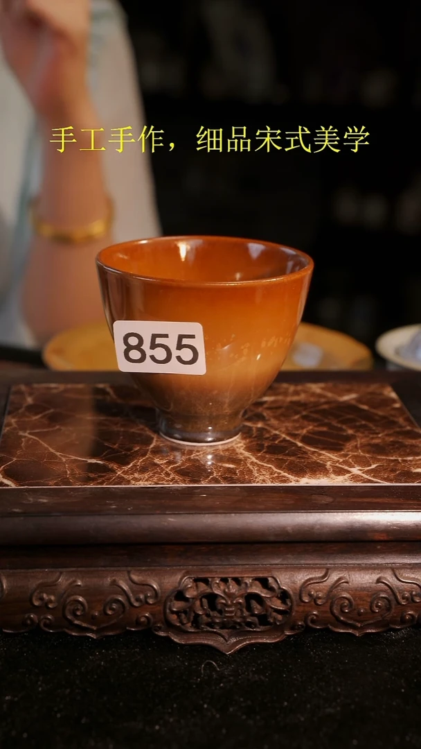 杯子等烟雨陶瓷手作主人杯855