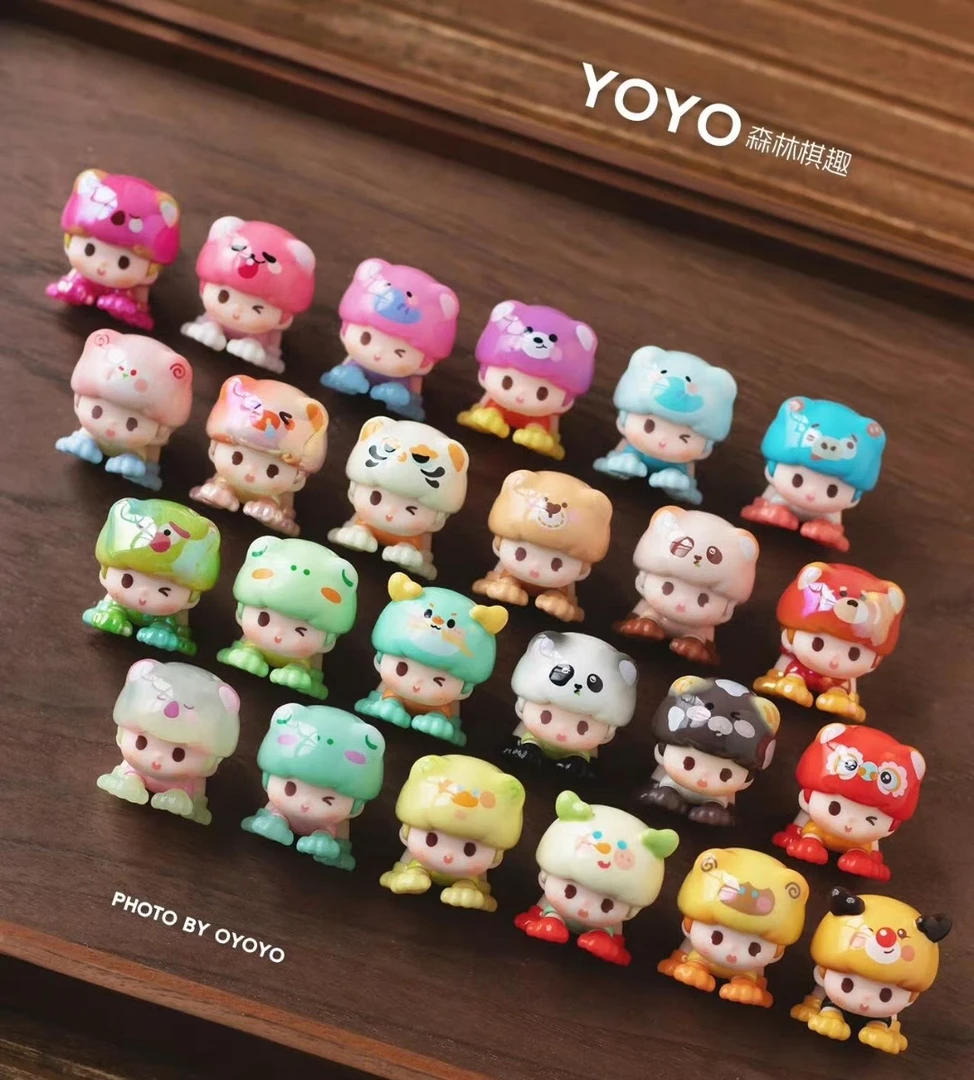 【代拆】正版新品 YOYO森林棋趣萌粒盲袋森林奇趣斗兽棋盲盒