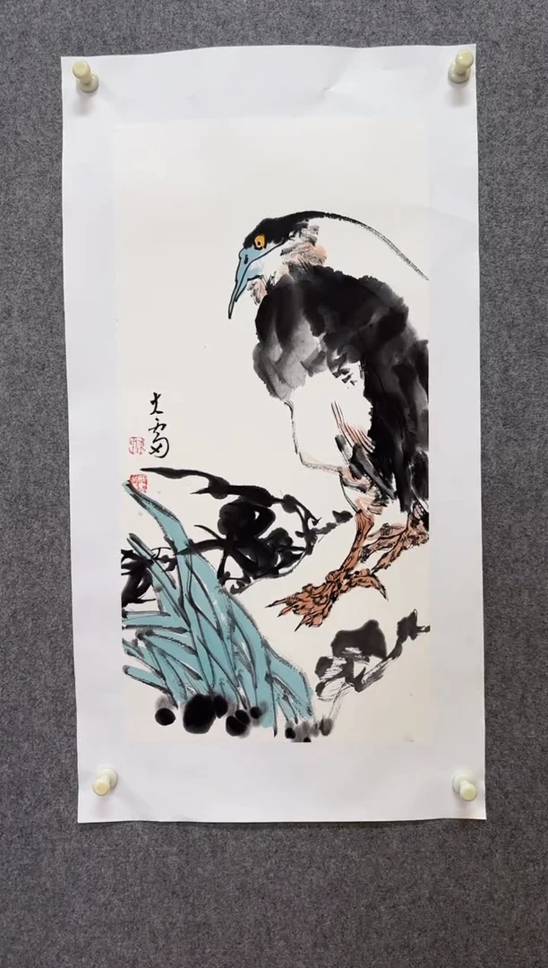 国画大雷老师手绘作品