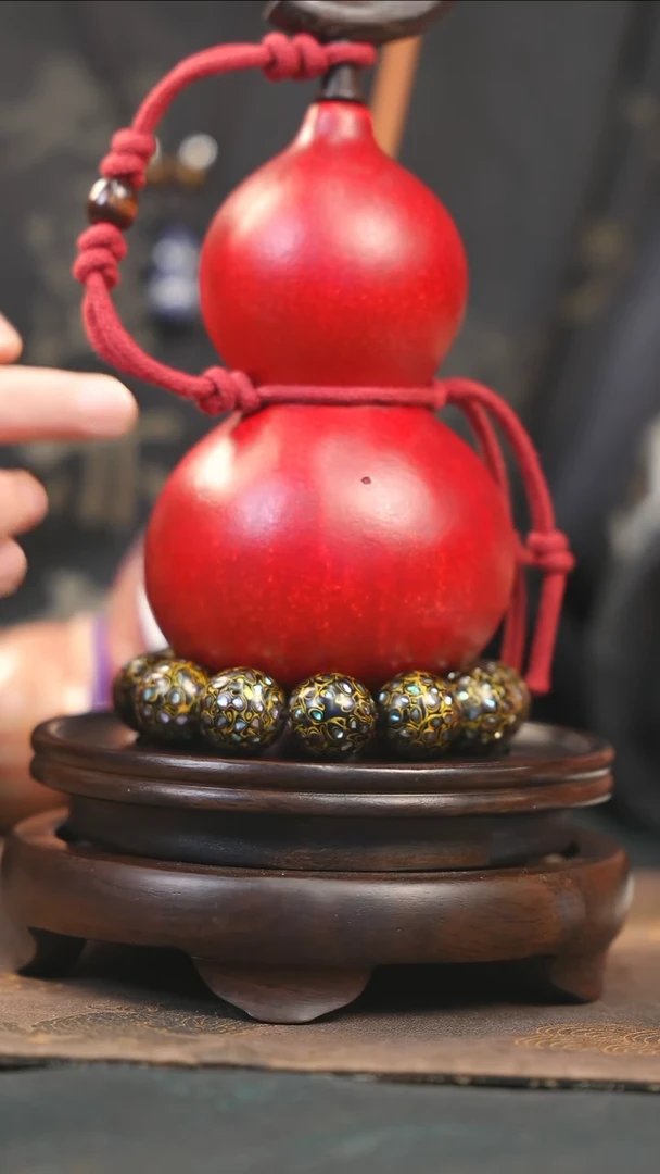 【闪购商品】YL142大漆酒葫芦不包手串及旋转底座