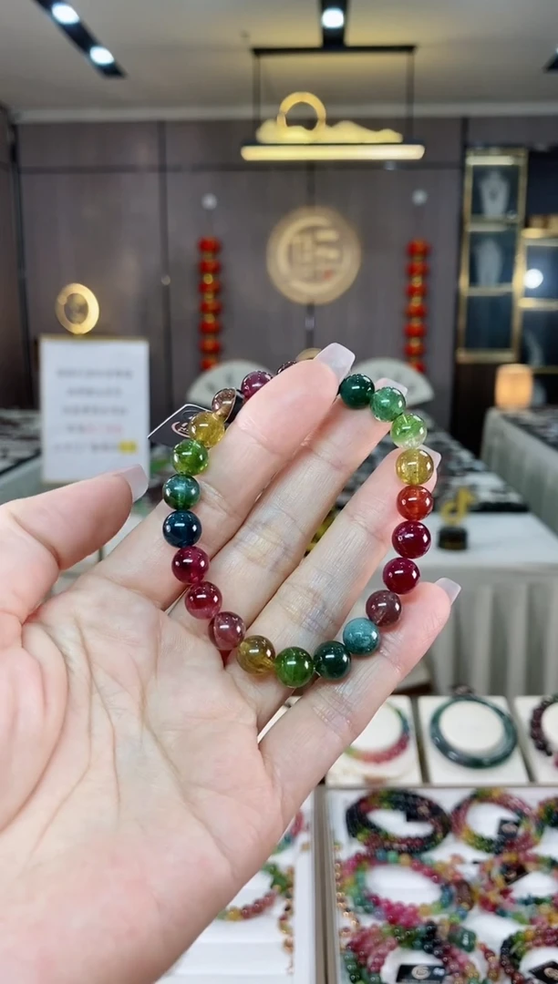 【闪购商品】碧玺单圈手串8mm+未镶嵌（多样性发一条 ) hon