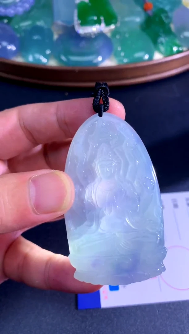 颈饰未镶嵌翡翠天然A货翡翠