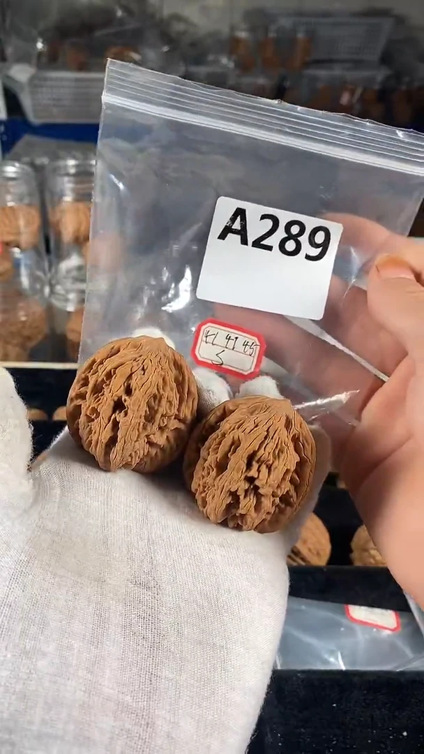 吊坠文玩核桃41麦穗虎头