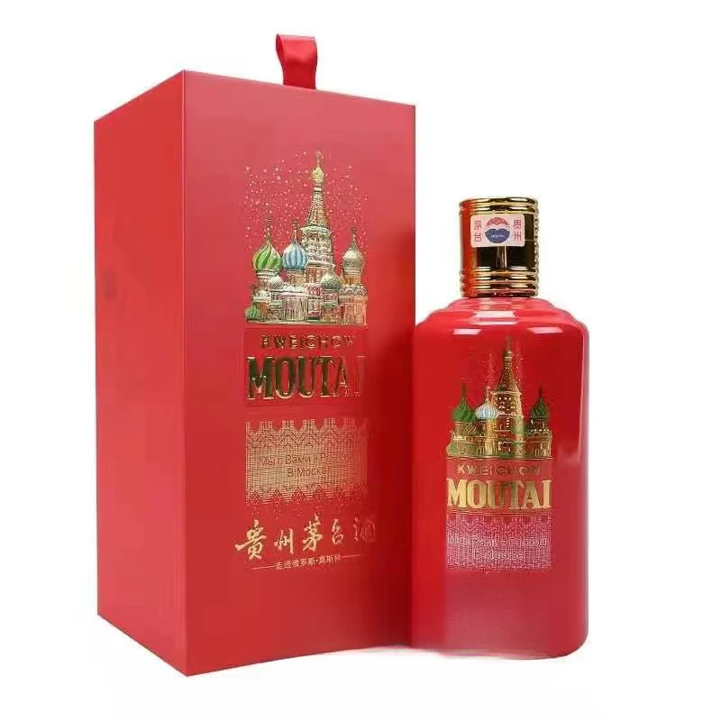 KWEICHOW MOUTAI/贵州茅台走进俄罗斯 酱香型白酒53度750ml