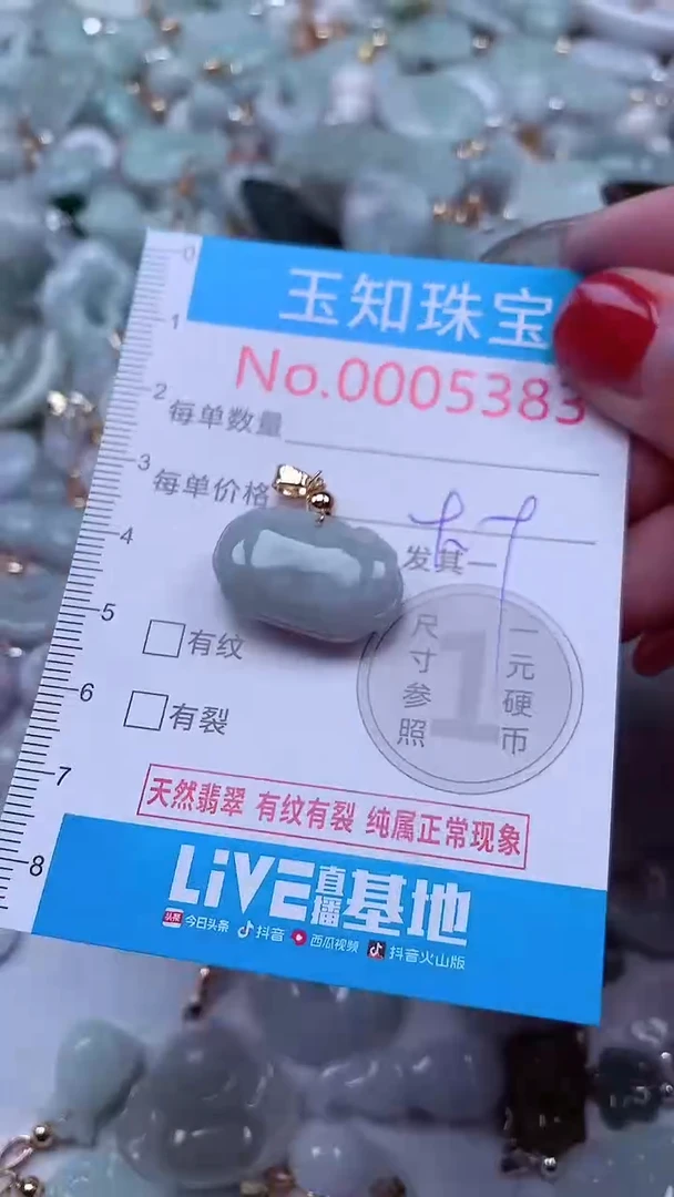 吊坠(不含链)未镶嵌翡翠5383