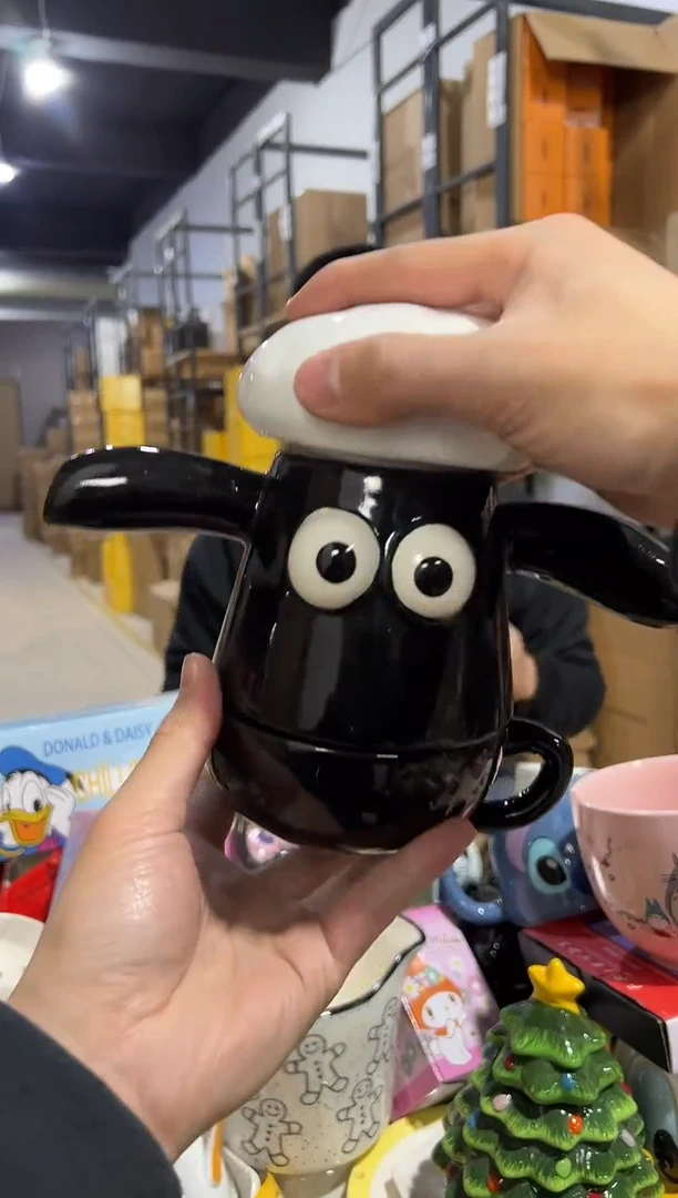 【闪购商品】杯原盒小羊肖恩茶壶