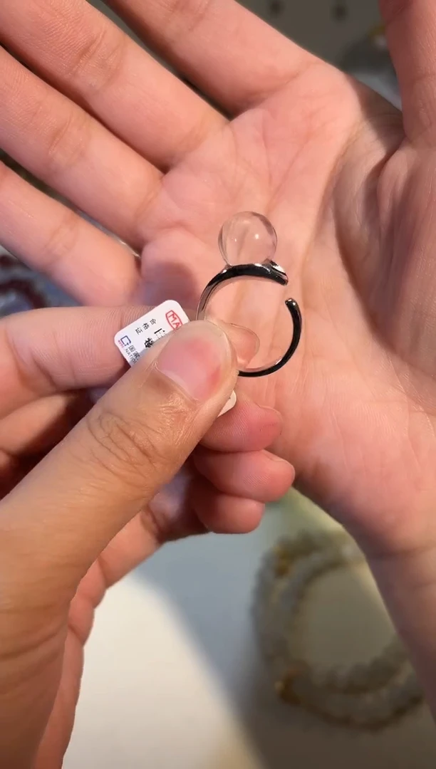 未镶嵌戒指水晶p356多样性发货一件