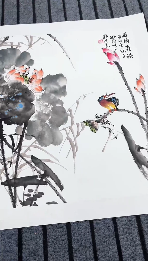 精品国画花鸟作品