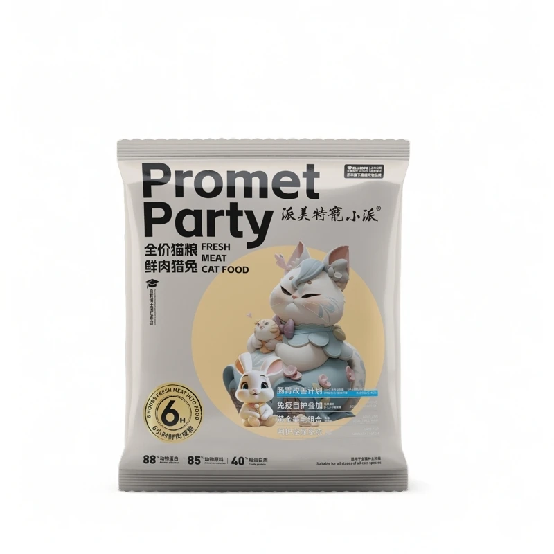 尝鲜3包【鲜肉猫粮】派美特宠小派鲜肉猎兔全价猫粮试吃装50g