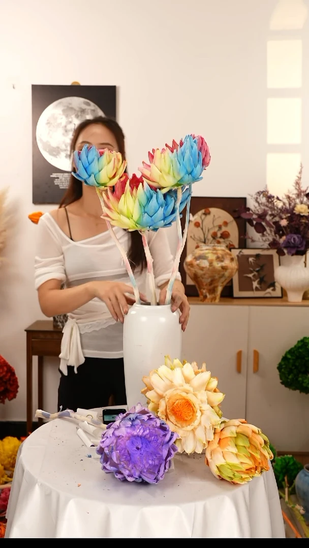 霸王花 永生花 A53